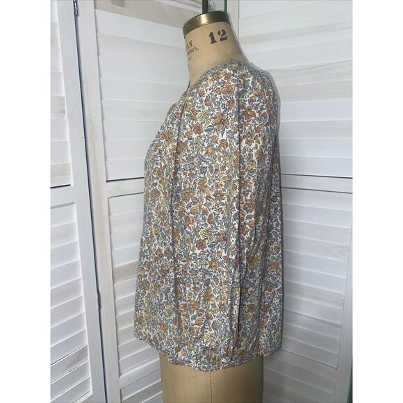 Universal Thread Women’s Popover Top Floral Print 3/4 Sleeve Sz Small - Picture 4 of 6
